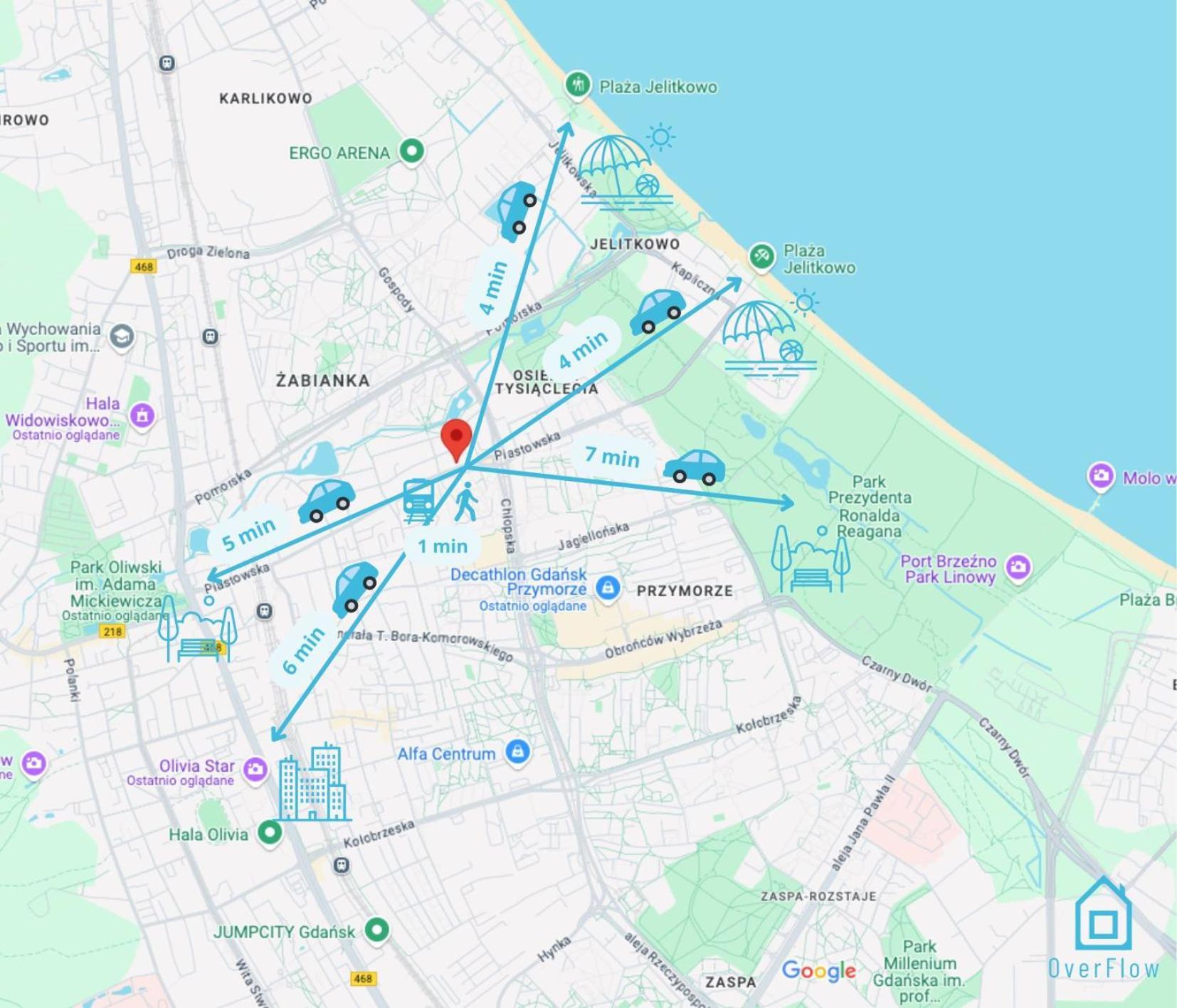 Zigzag Room - Charming Place, 15 Minutes To Gdansk Old Town & 5 Minutes To Seaside Zewnętrze zdjęcie